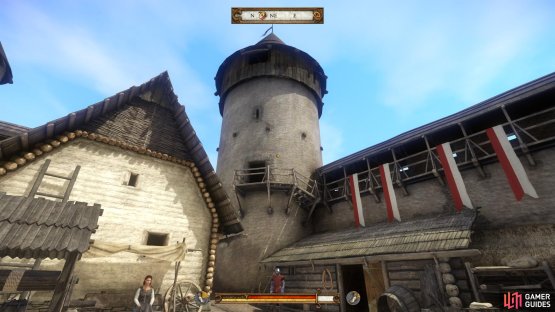 The tower containing the easiest and safest chests to open with lockpicks. 