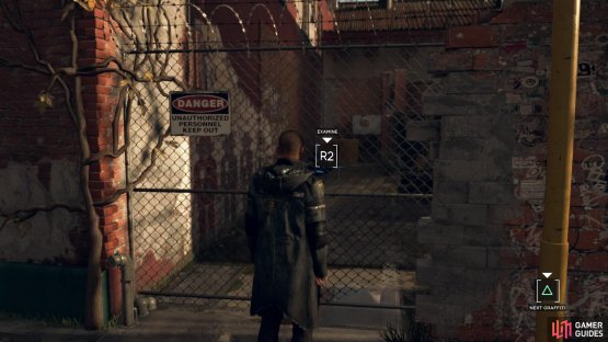 Then head right around the corner to find the fence