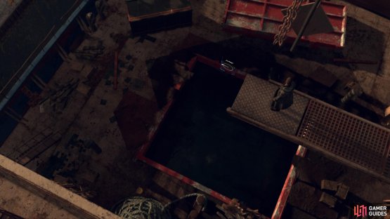 Make your way to the very top to drop off the crane