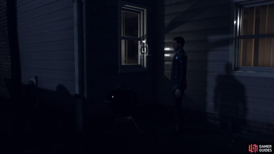 Check the small window first