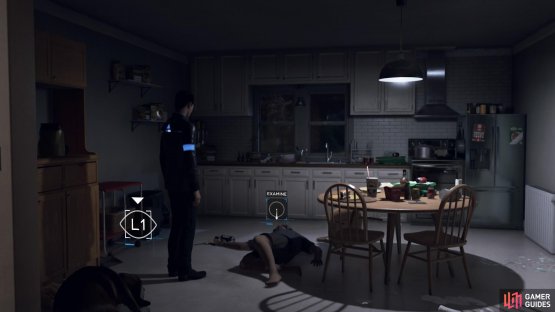 Find Hank on the kitchen floor