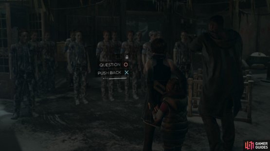 The option to use the gun will be locked if you chose to protect Alice