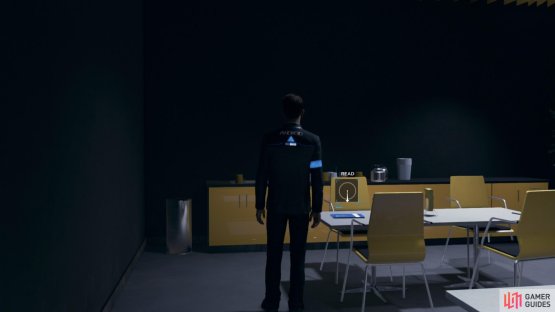 Find the magazine in the kitchen