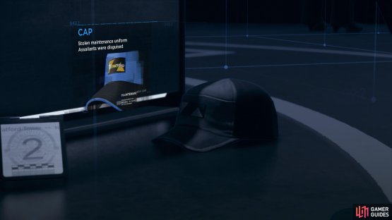 Analyse the cap on the floor