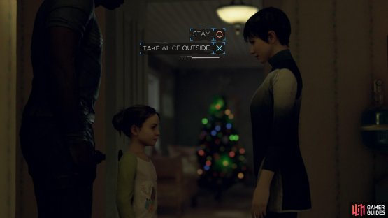 Choose whether to let Alice see them or not