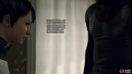 Tell Luther and Alice to hide upstairs