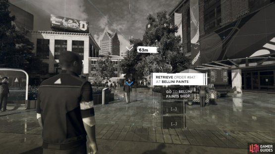 Use R2 as a GPS to find the paint store