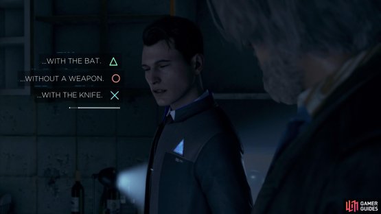Choose the correct sequence of events to unravel the crime scene