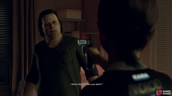 You can find the gun in Todd&rsquo;s room if you unlocked it in an earlier chapter