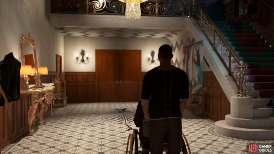 Take Carl into the living area