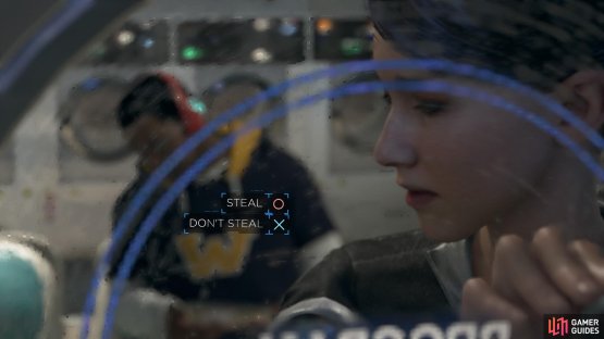 You can choose to steal the clothes for Kara and Alice