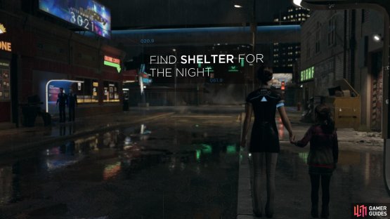 Find shelter