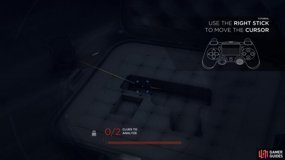 Scan objects for clues