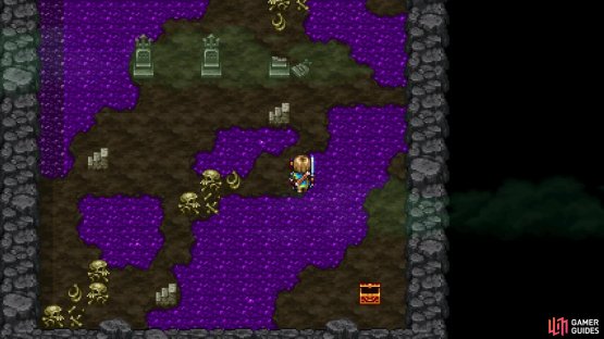 If you fall through, you will be put in a room with not so nice stuff