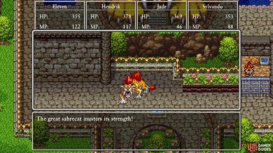 The Sabrecat can muster its strength to make its next attack stronger