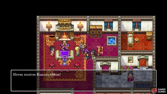 Bianca in Briscoletti&rsquo;s Mansion will give you her ribbon needed to complete this quest