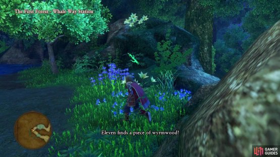 You can pick up some Wyrmwoods in First Forest Whale Way Station