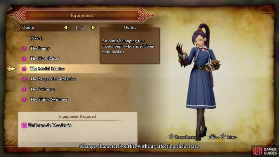 The Medal Maniac costume for Jade