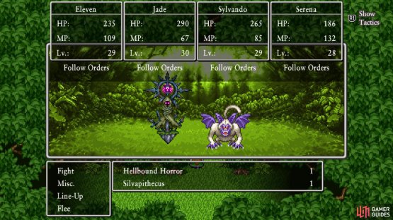 Some enemies in the Neverglade are only found here