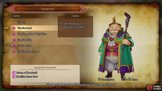 The Sun Lord costume for Rab