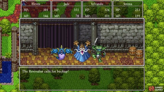 The boss will summon monsters as his first set of actions