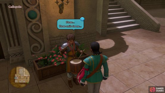 while the drummer will be right outside the church