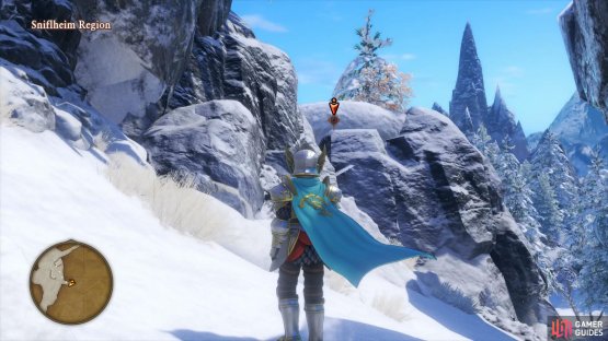 Look up high from here to spot a Crossbow Target