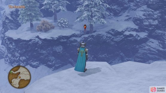 follow the western edge to find the next Crossbow Target.