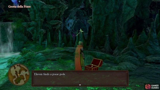 there&rsquo;s a chest waiting for you with a Pixie Pole in it, an upgrade for Serena.