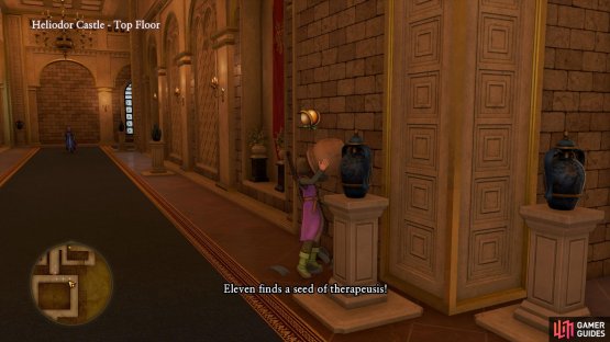 Smash the pots in the corridors to the south of the Top Floor to find another Seed