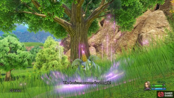 Bunicorns can deal some nasty damage when they muster their strength, make them your priority in battle.