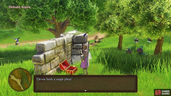 The final chest can be found to the northeast of the region, behind a wall