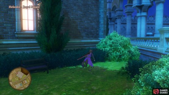Head into the garden of the southeast house and make your way through the bush in the corner