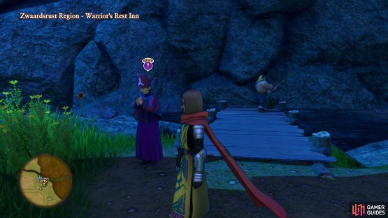 Head to the back of the Warrior&rsquo;s Rest Inn in Zwaardsrust to begin this quest