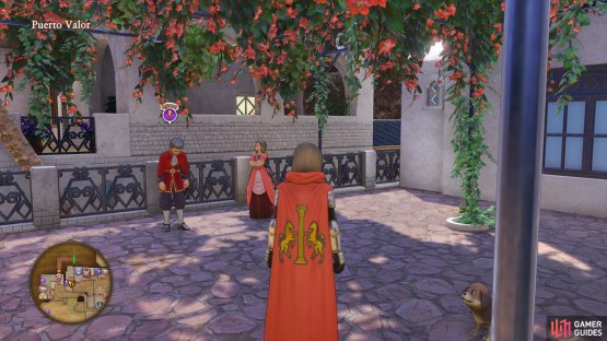 You&rsquo;ll find this quest giver to the left of the Puerto Valor equipment shops