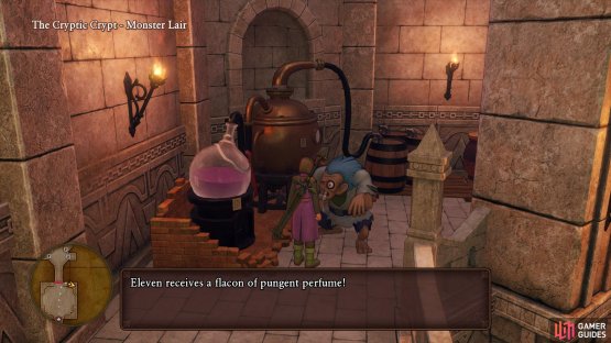 head to the Cryptic Crypt where you fought Jarvis to find the Perfume for quest 30.