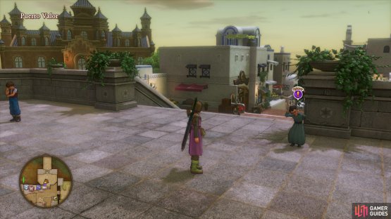 Be sure to return and pick up the quest from Puerto Valor