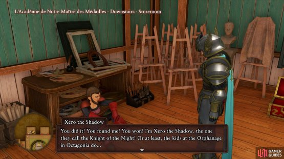 you&rsquo;ll find the target in L&rsquo;Academie&rsquo;s Magic Door.