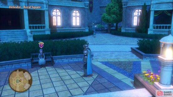 Speak to the old man in Heliodor&rsquo;s Royal Square to begin Quest 55