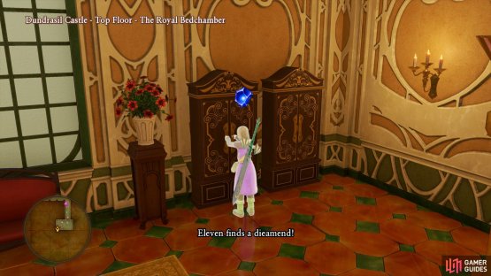 along with a Dieamend in the Royal Bedchamber.
