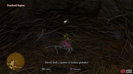 Use the Demonrider mount to reach this Sparkly Spot in the northeast
