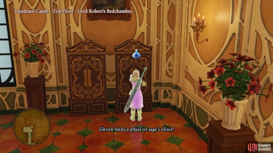 You&rsquo;ll find a Sage&rsquo;s Elixir in Lord Robert&rsquo;s room