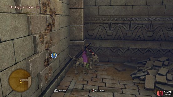 Using the Skullrider, you can climb out of the Pit