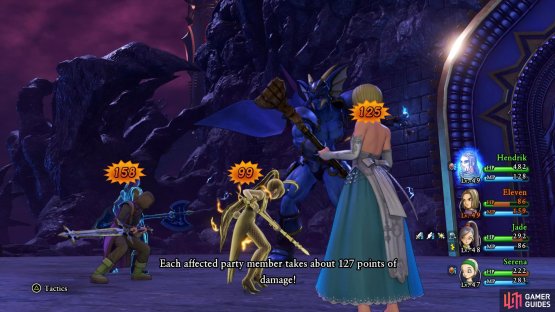 while Gigathrow can inflict Paralysis on the party.