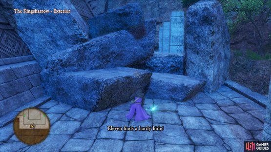 Search either side of the Exterior to find a Sparkly Spot