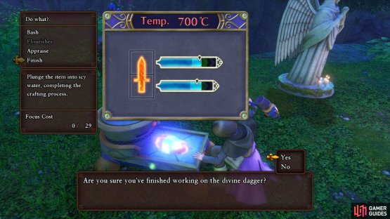 for now you can only do a simple bash but later on you&rsquo;ll be able to apply flourishes to help you reach the diamonds on the bar.