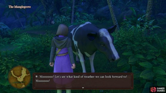 talk to every cow you come across (yes, really) as they&rsquo;ll not only tell you the weather for the next day but also unlock a Trophy eventually.