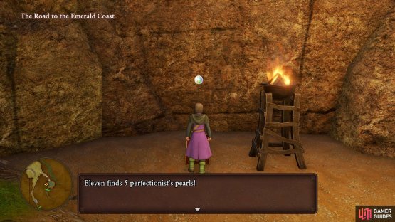 make a detour into the cave to snag this chest before entering Cobblestone.