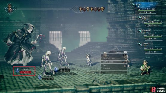 Upon summoning the two skeletons, Gideon&rsquo;s weaknesses will be blocked