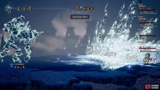 Absolute Zero will reduce the entire party&rsquo;s HP to 1